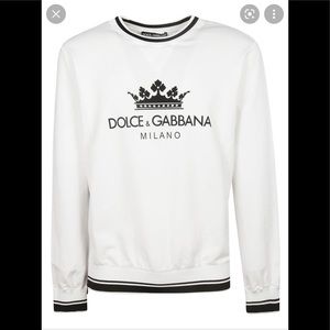 D&G Logo crew sweater
